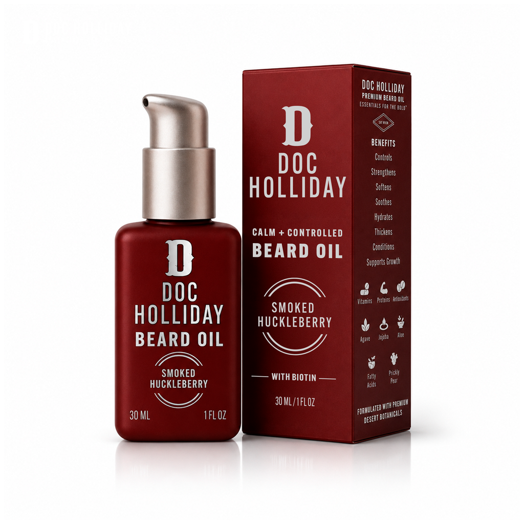 Calm + Controlled Beard Oil - Smoked Huckleberry
