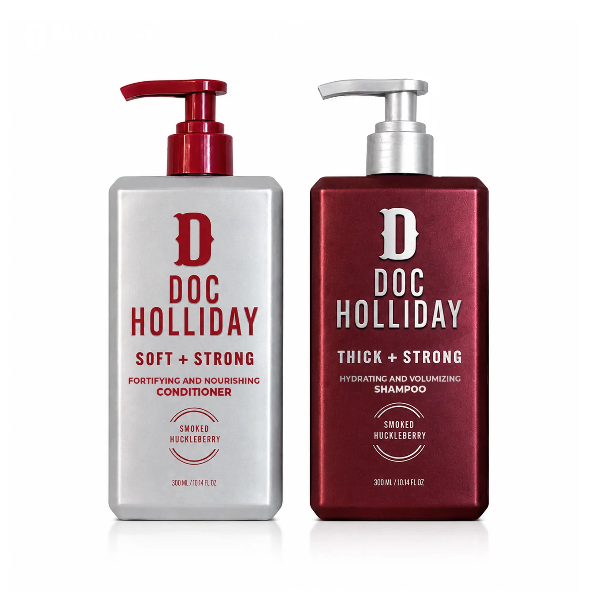 Thick + Soft Men’s Shampoo and Conditioner Bundle - Smoked Huckleberry Doc Holliday Essentials