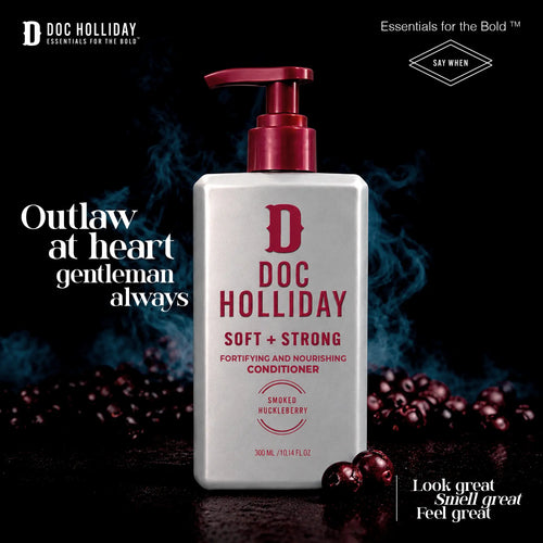 Soft + Strong Fortifying and Nourishing Conditioner - Smoked Huckleberry Doc Holliday Essentials
