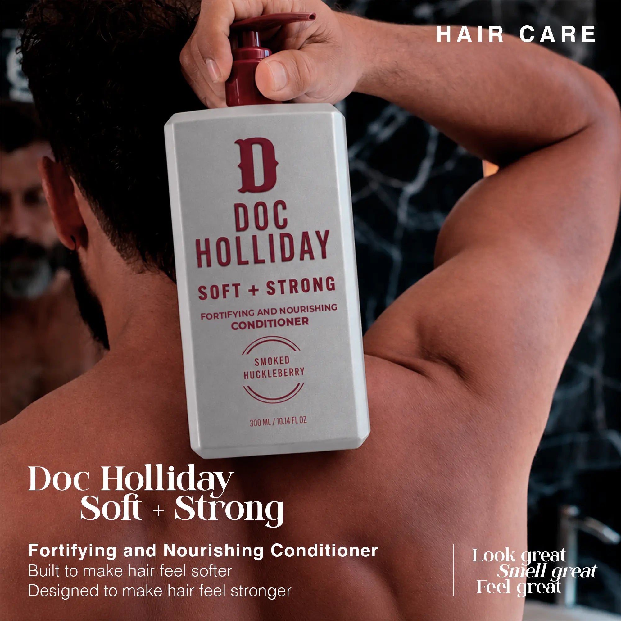 Soft + Strong Fortifying and Nourishing Conditioner - Smoked Huckleberry Doc Holliday Essentials