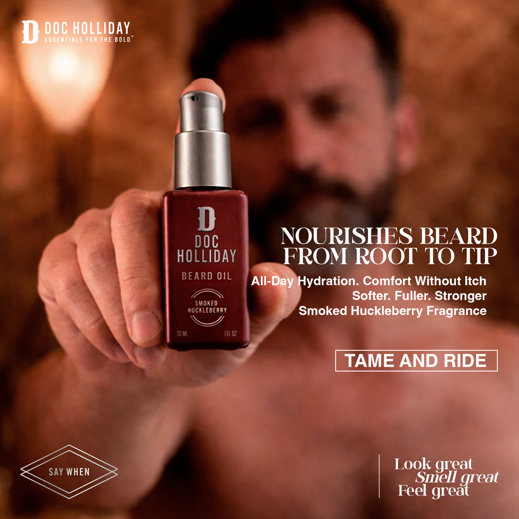 Calm + Controlled Beard Oil - Smoked Huckleberry