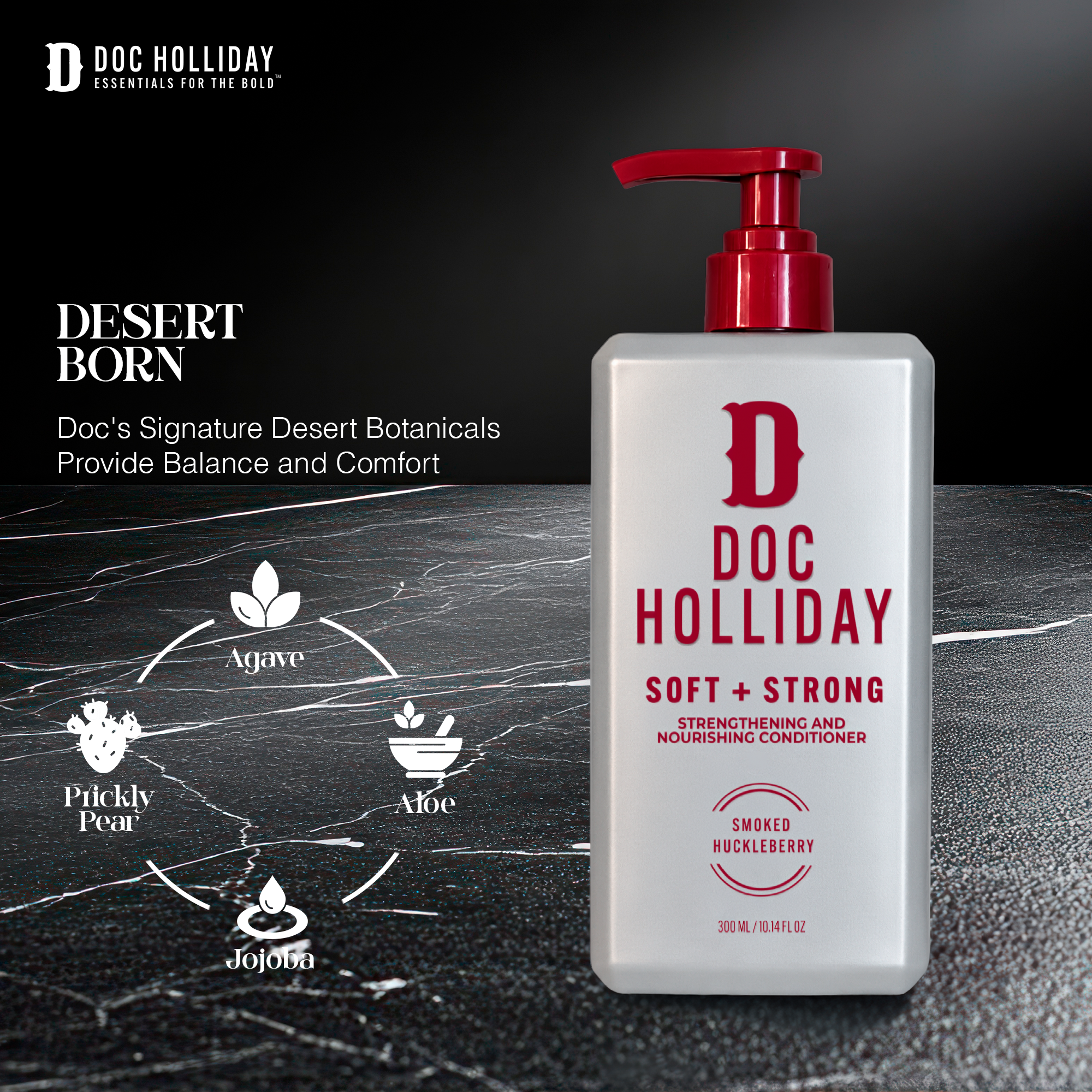 Soft + Strong Fortifying and Nourishing Conditioner - Smoked Huckleberry