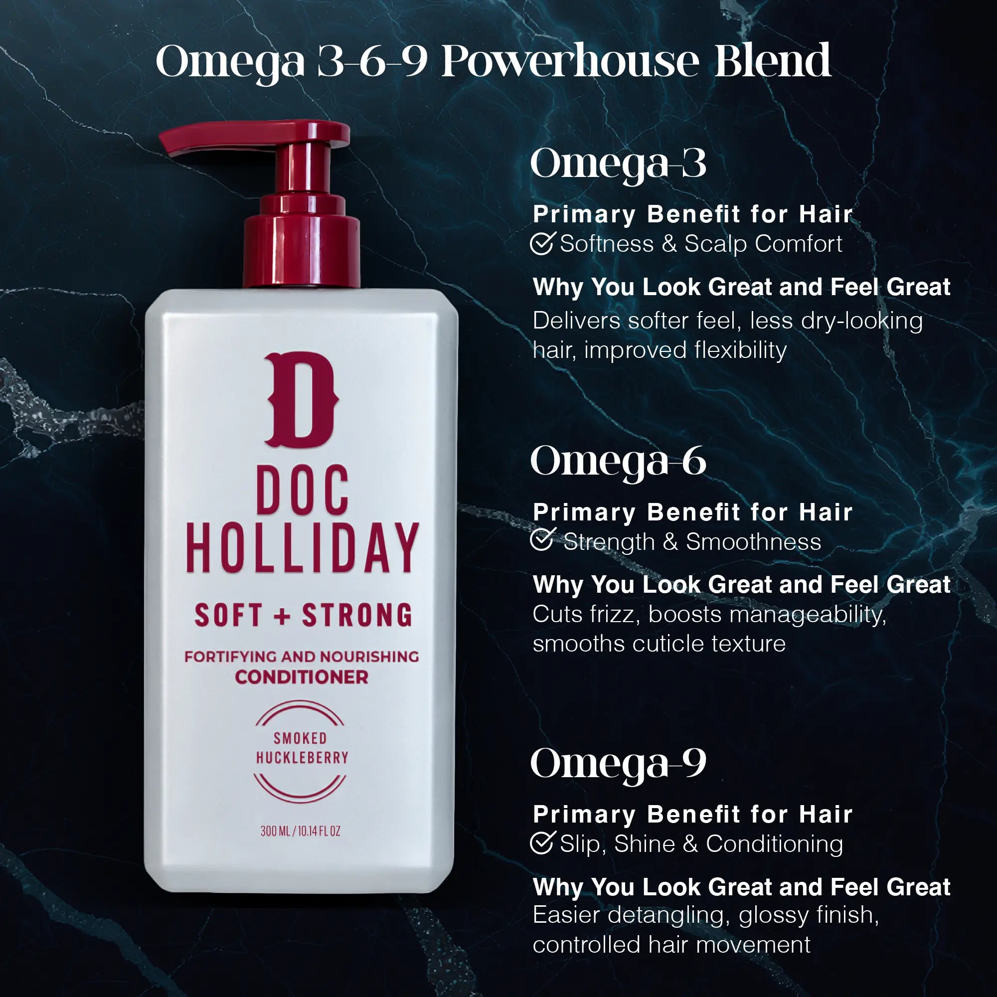 Soft + Strong Fortifying and Nourishing Conditioner - Smoked Huckleberry Doc Holliday Essentials